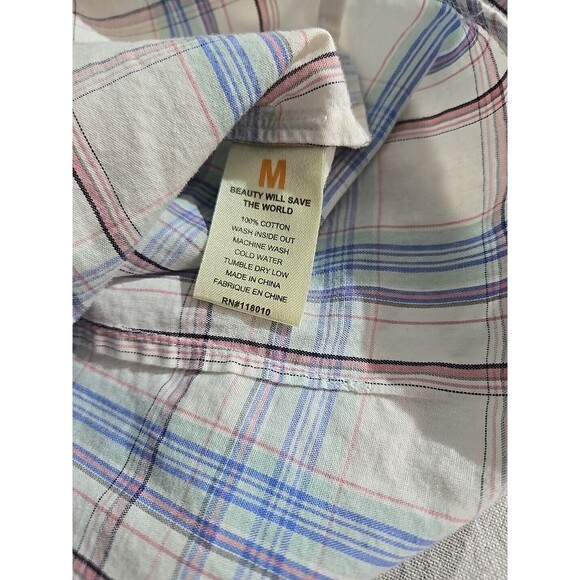 Vigoss Plaid Western Shirt,‎ Pearl Snaps denim, plaid size M - Picture 12 of 12